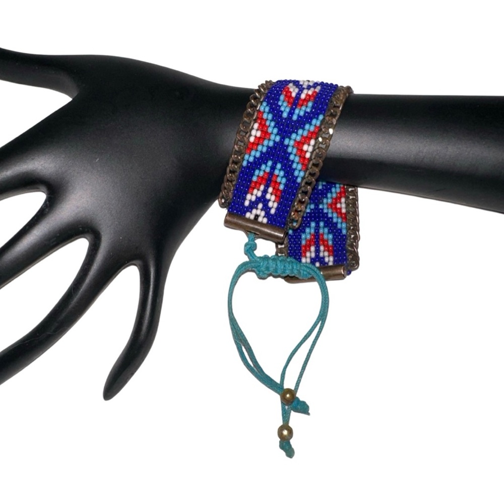 Beaded Indian Bracelet o/s